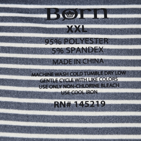 NEW Born Blue Butter Soft Blue Long Sleeve Scoop Neck Sleep Shirt Plus Size XXL - Picture 2 of 9